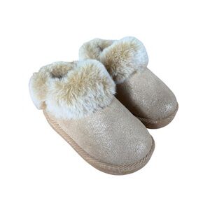 First Steps Kids‎ Slippers with Faux Fur Lining